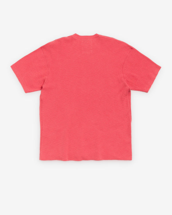 Stüssy - Men's Pigment Dyed SS Thermal - (Washed Red)