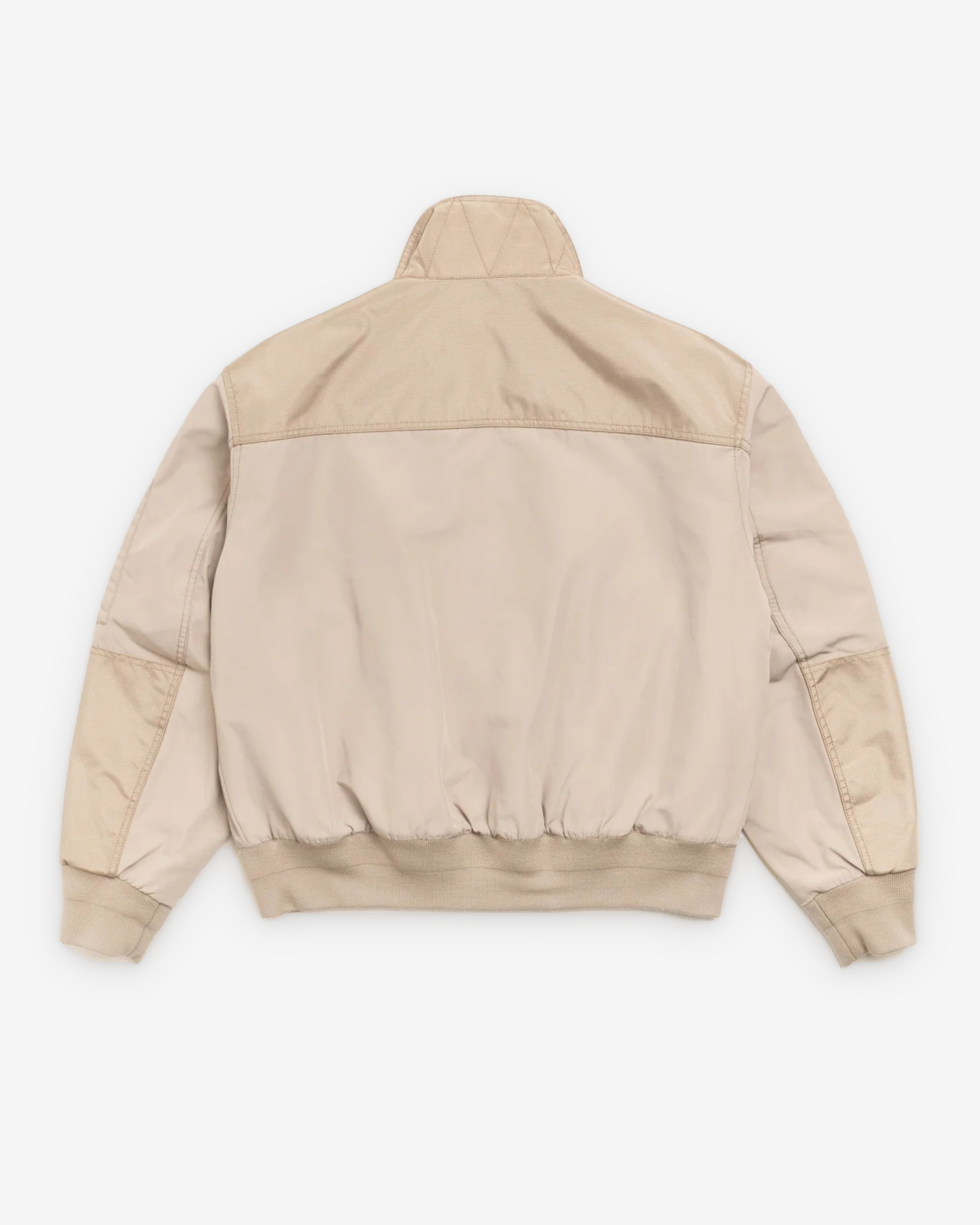 Stüssy: Men's Mock Neck Flight Bomber (Khaki) | DSMNY E-SHOP