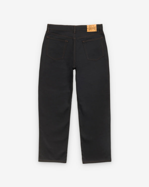 Stüssy - Men's Big Ol Jean Denim - (Raw Black Contrast Stitch)