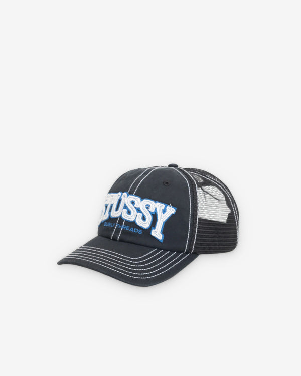 Stüssy - Men's MD Burly Threads Trucker - (Black)