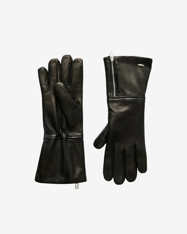 Our Legacy - Men's Zipped Glove - (Black Nappa)