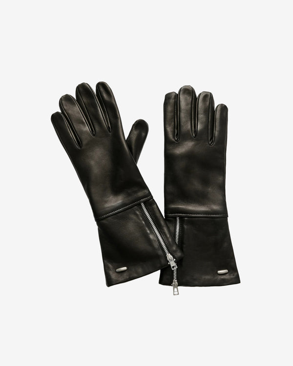 Our Legacy - Men's Zipped Glove - (Black Nappa)