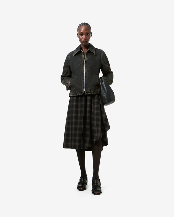 Our Legacy - Women's Cinched Jacket - (Deep Blue Indigo Canvas)