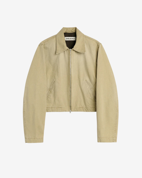 Our Legacy - Women's Statue Jacket - (Lowland Dust Pigment Drill)