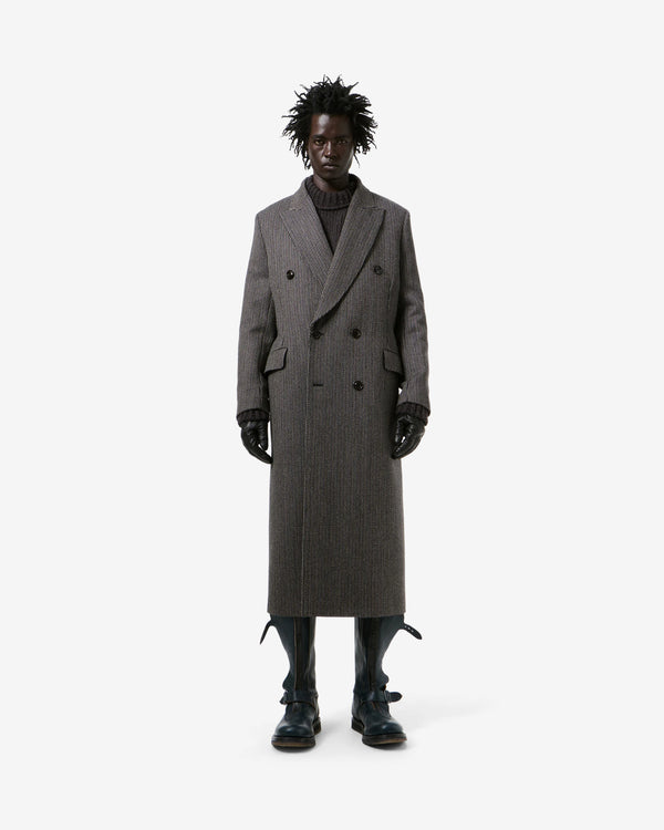 Our Legacy - Men's Extended Whale Coat - (Ledger Wool Broken Herringbone)