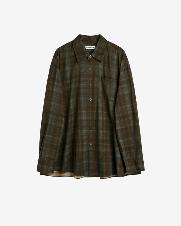 Our Legacy - Men's Borrowed Shirt - (More Check Print)