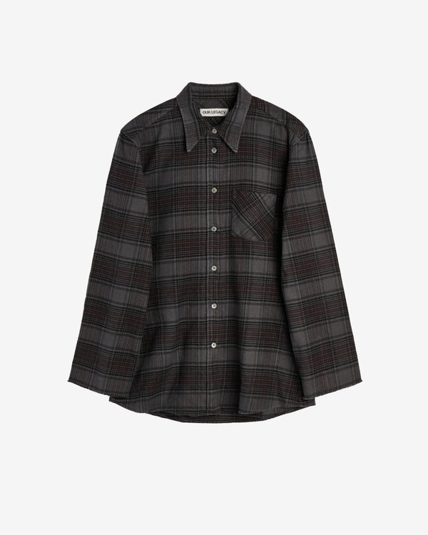 Our Legacy - Women's Daisy Shirt - (Faded Nocturne Check Flannel)