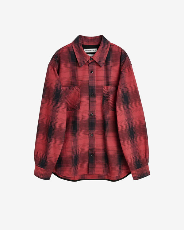 Our Legacy - Men's Whoppin Shirt - (Bison Check Ranch Cotton)