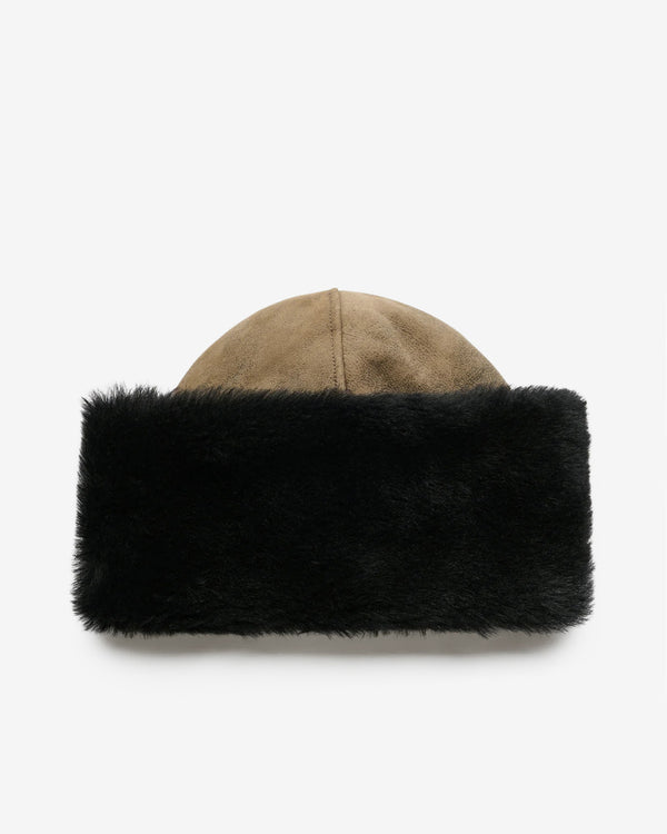 Our Legacy - Men's Blizzard Hat - (Smoky Black Dry Shearling)