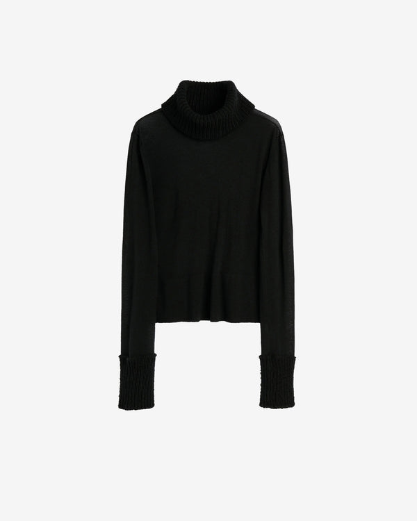 Our Legacy - Women's Inverse Turtleneck - (Black Superfine Merino)