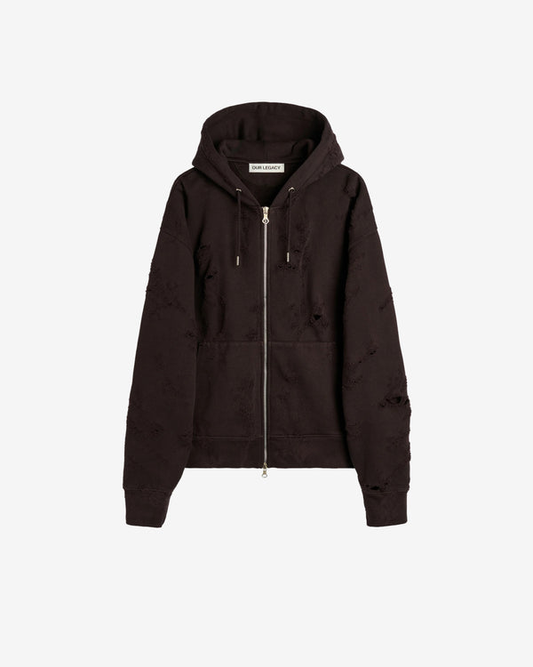 Our Legacy - Men's Rascal Hood - (Burnt Bouquet Star Fleece)