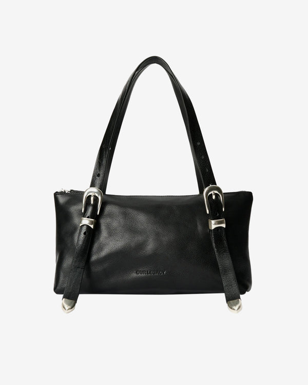 Our Legacy - Men's 2 CM Belt Shoulder Bag - (Tire Black Forever Cowhide)