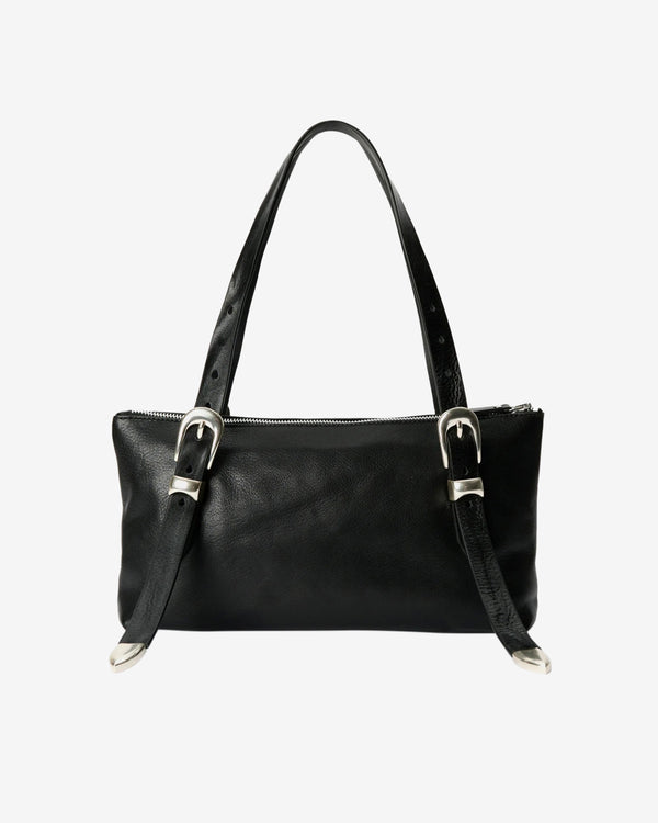 Our Legacy - Men's 2 CM Belt Shoulder Bag - (Tire Black Forever Cowhide)