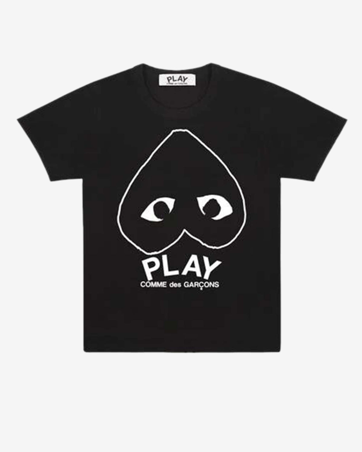 Play - Upside Down Black Heart T-Shirt - (Black) view 1, Click to Zoom in