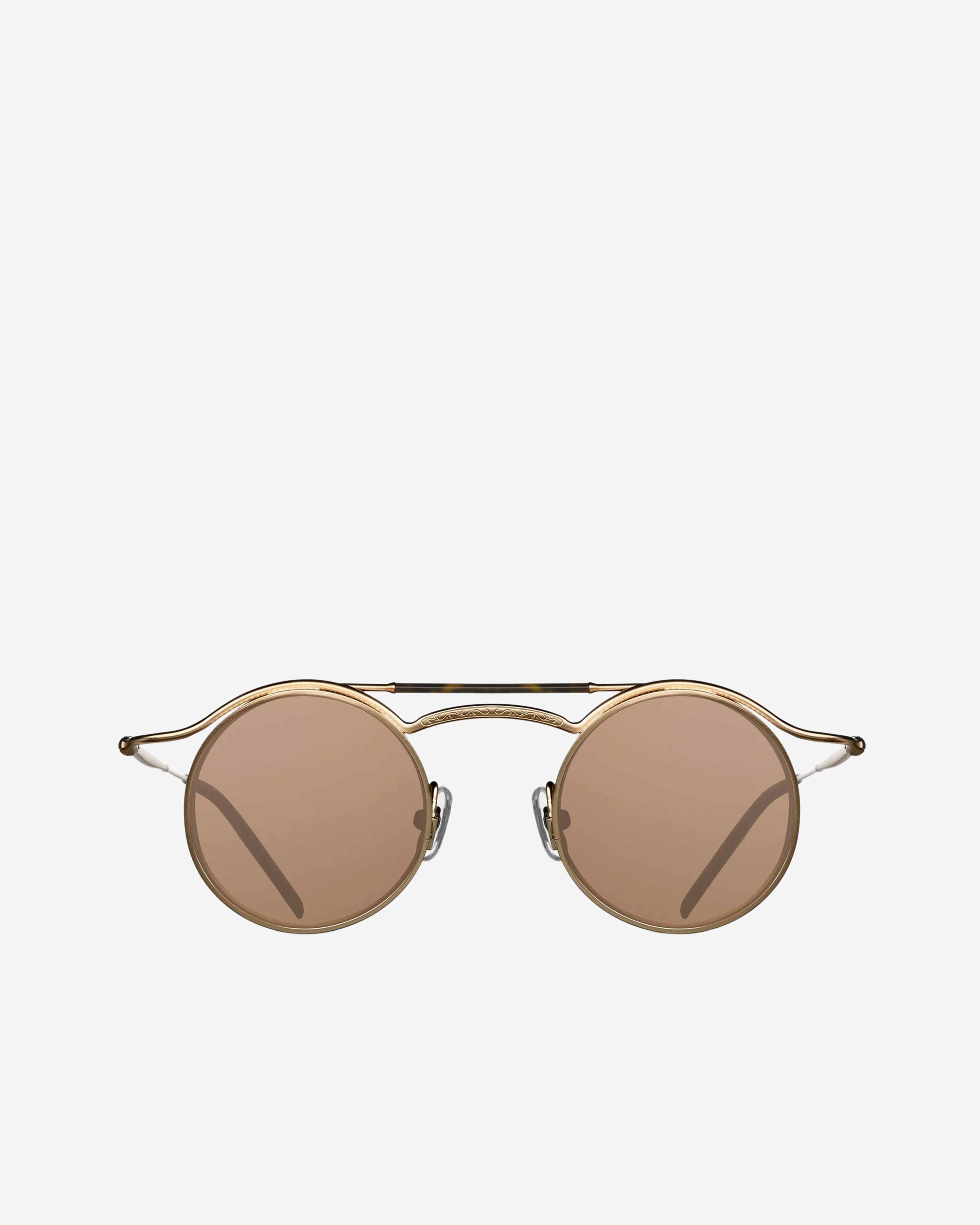 Matsuda: 2903H Round Sunglasses (Gold/Blk) | DSMNY E-SHOP