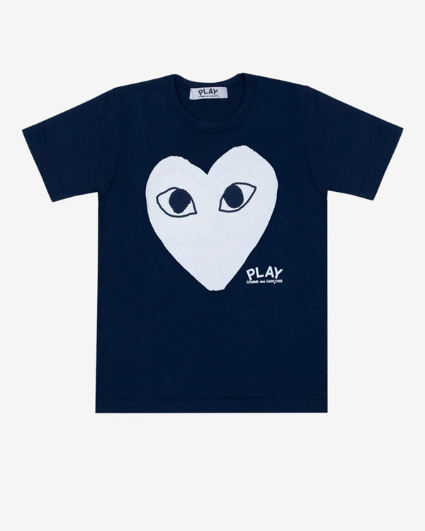 Play - Navy Graphic Heart T-Shirt - (Navy)