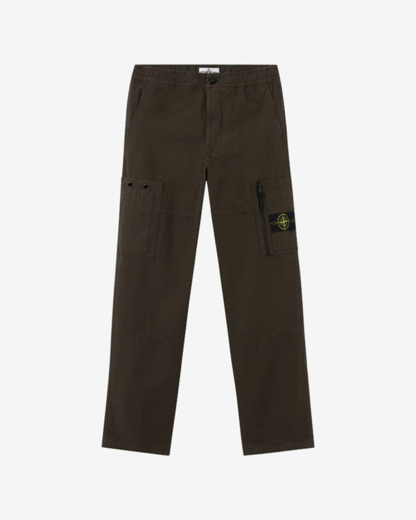 Stone Island - Men's Organic Cotton Ripstop Trousers - (Coal Grey)