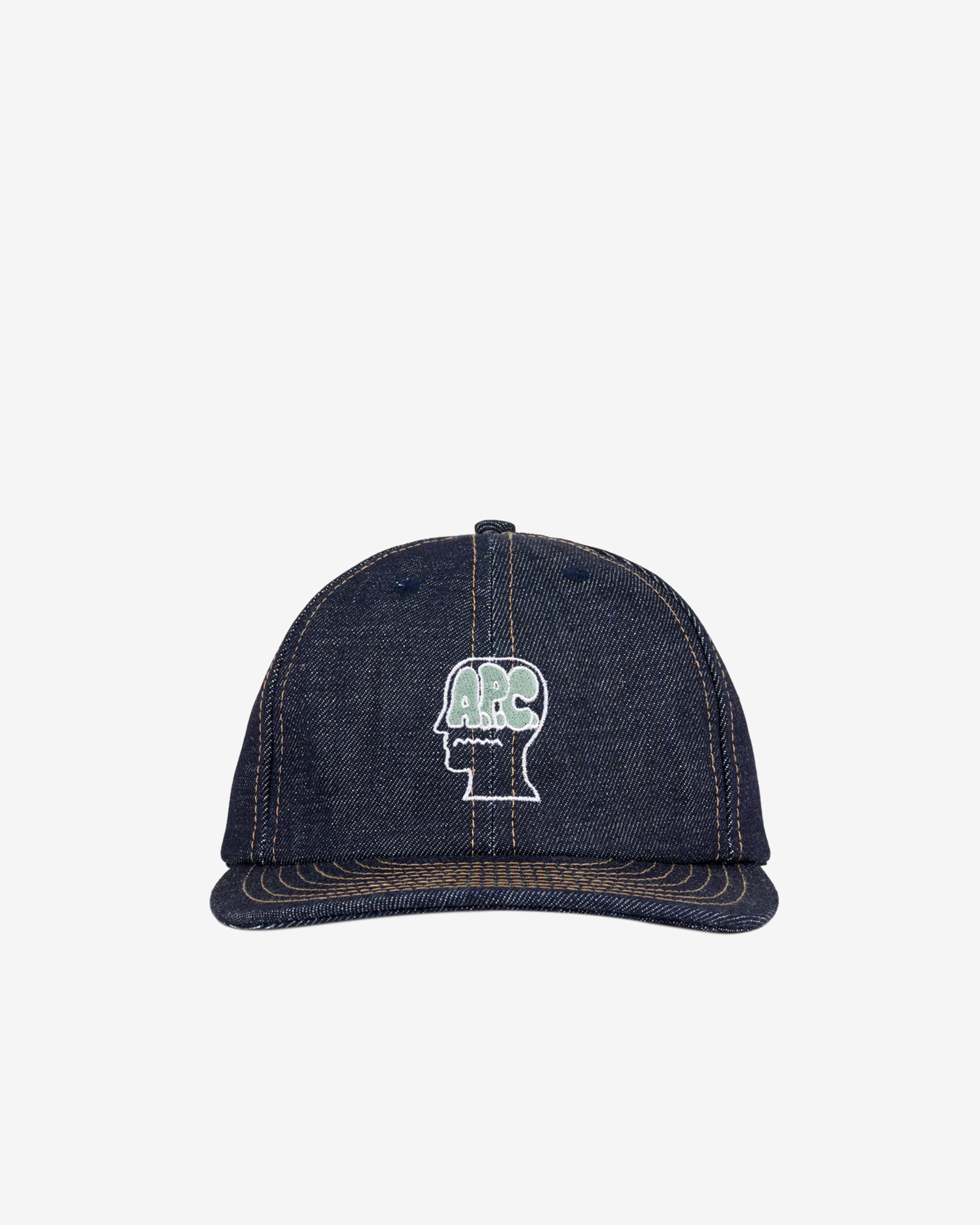 Brain Dead - Men's APC 6 Panel Hat - (Indigo) view 1, Click to Zoom in