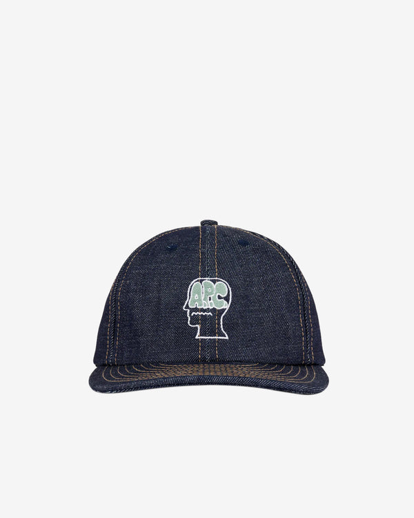 Brain Dead - Men's APC 6 Panel Hat - (Indigo)