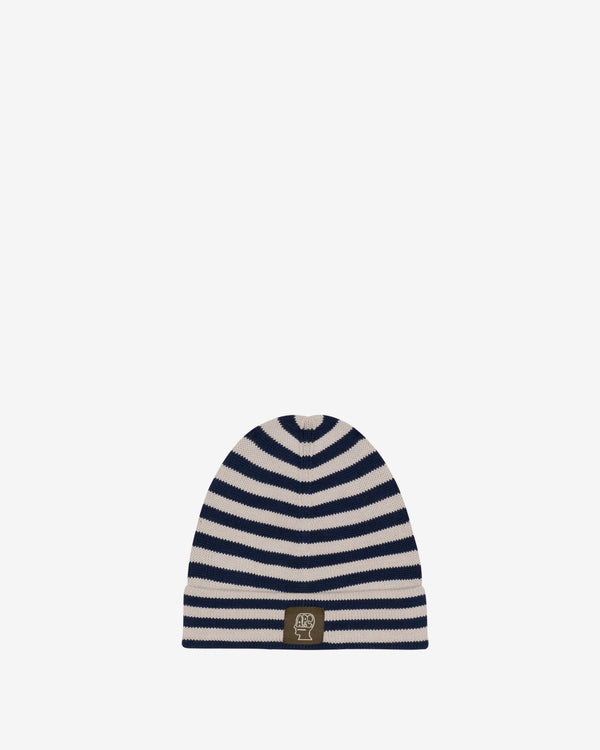 Brain Dead - Men's APC Striped Cotton Beanie - (Navy)