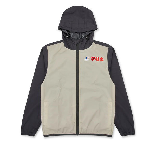 Play - K-Way Zip Jacket - (Beige/Black)