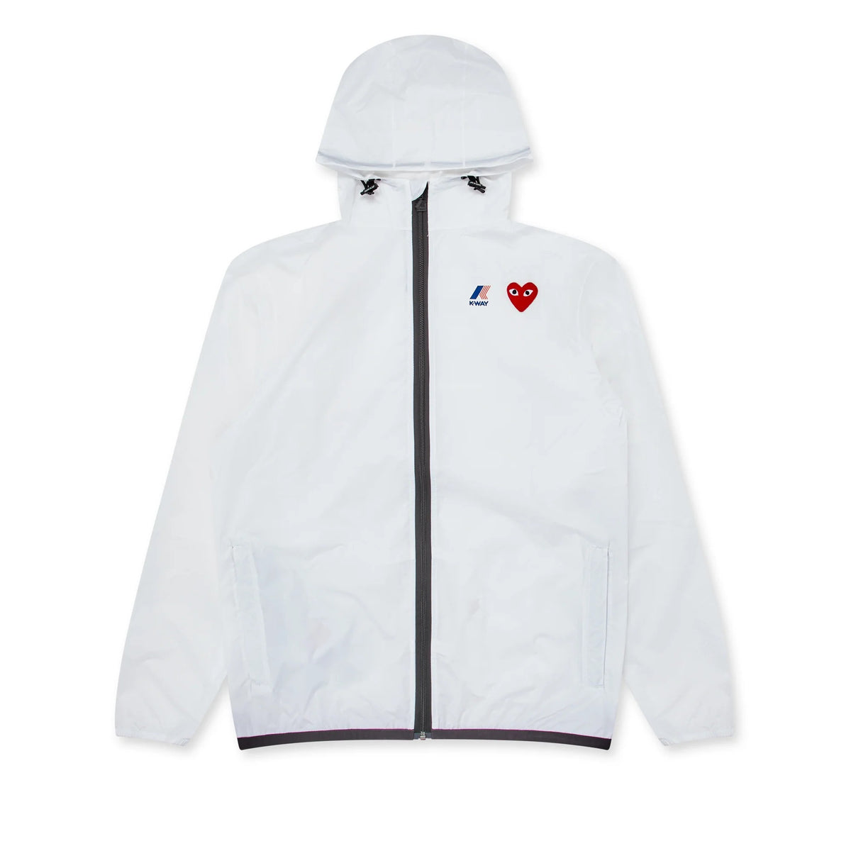 Play - K-WAY Le Vrai Zip Jacket - (White) view 1, Click to Zoom in