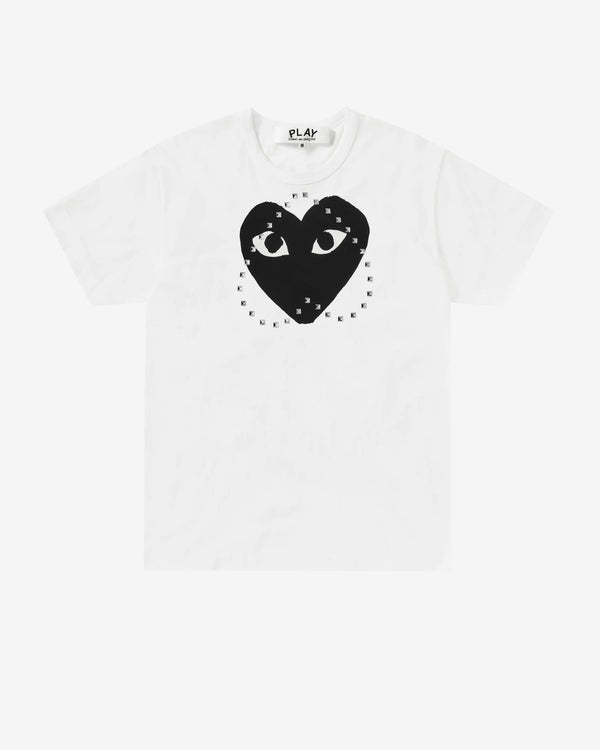 Play - Logo Stud T-Shirt - (White/Black)