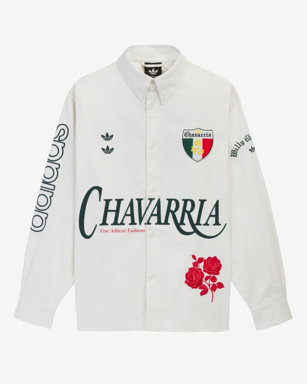 Adidas - Men's Willy Chavarria Button Up Shirt - (Off White)