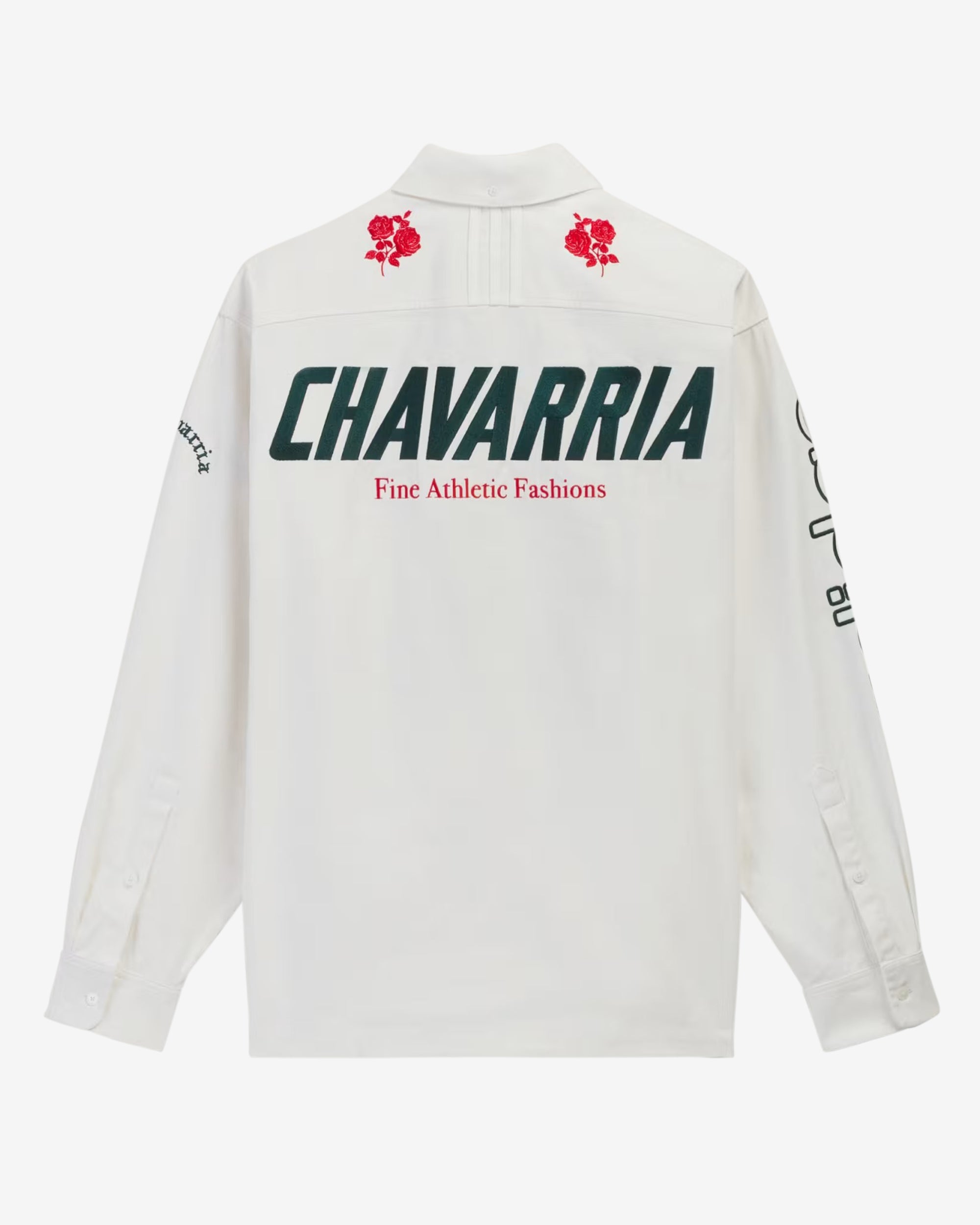 Adidas - Men's Willy Chavarria Button Up Shirt - (Off White) view 2, Click to Zoom in