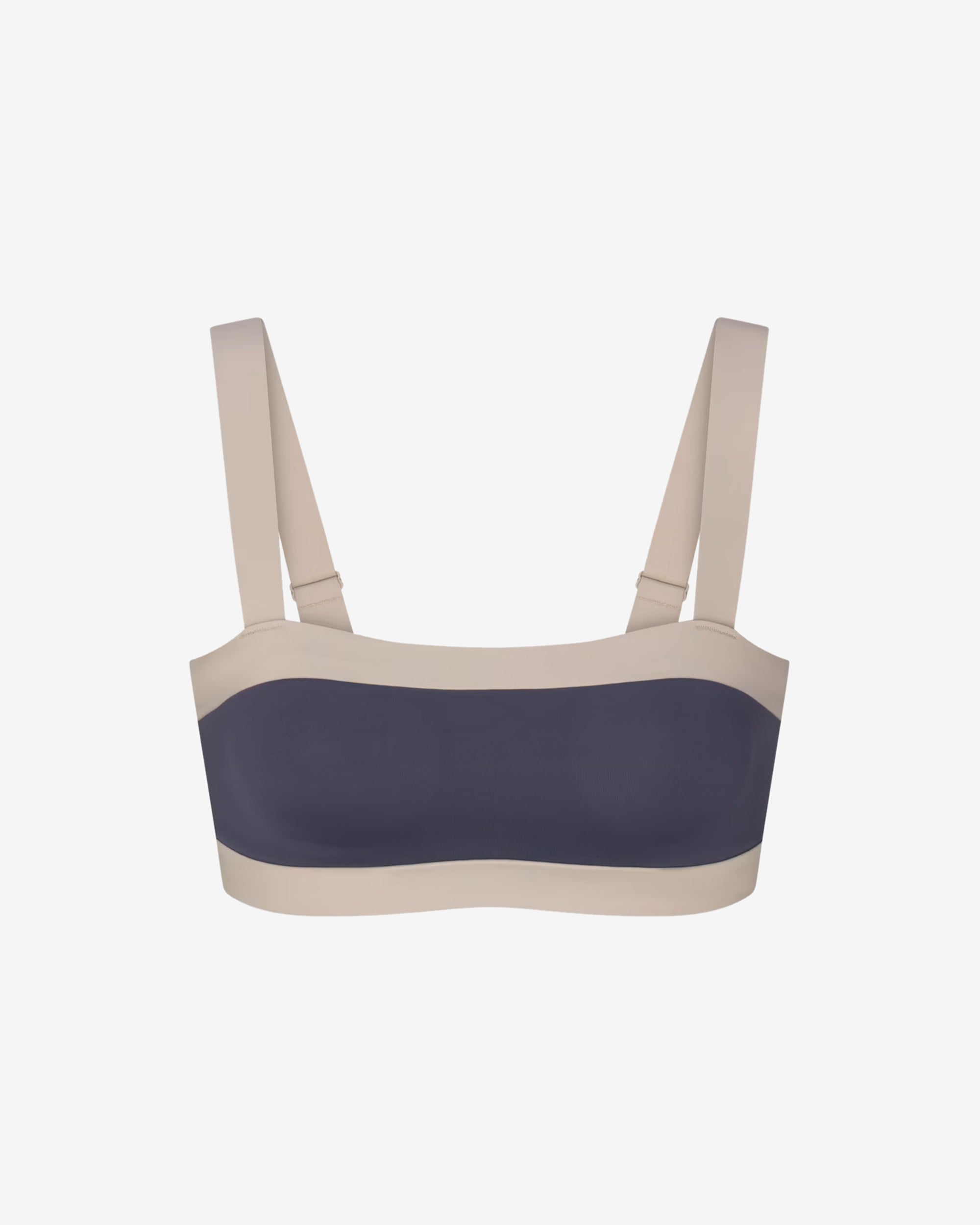 NikeSKIMS - Women's Shine Scoop Neck Bra Top - (Navy) view 1, Click to Zoom in