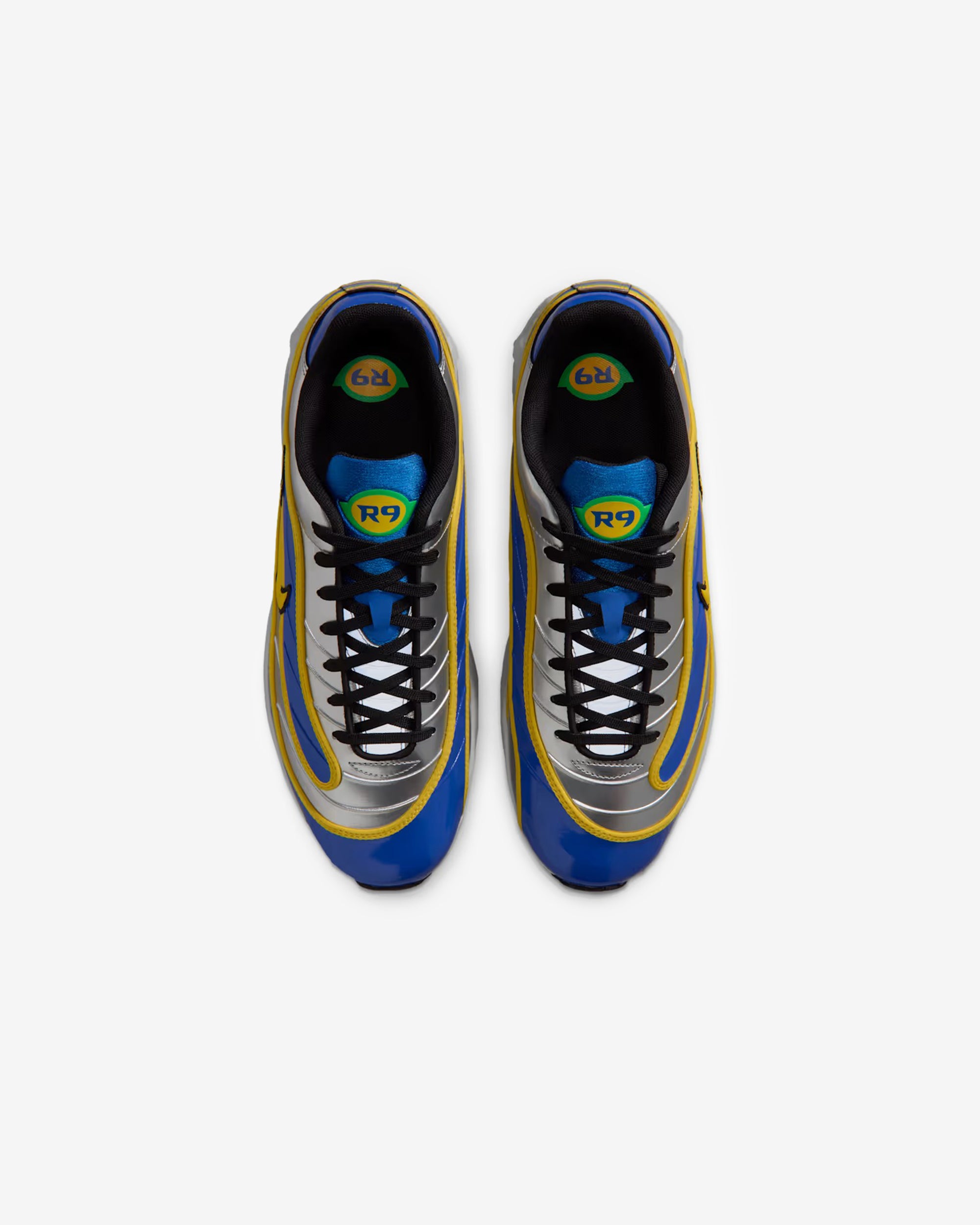 Nike - Air Max Joga Bonito R9 - (Silver/Varsity Royal/Maize) view 5, Click to Zoom in