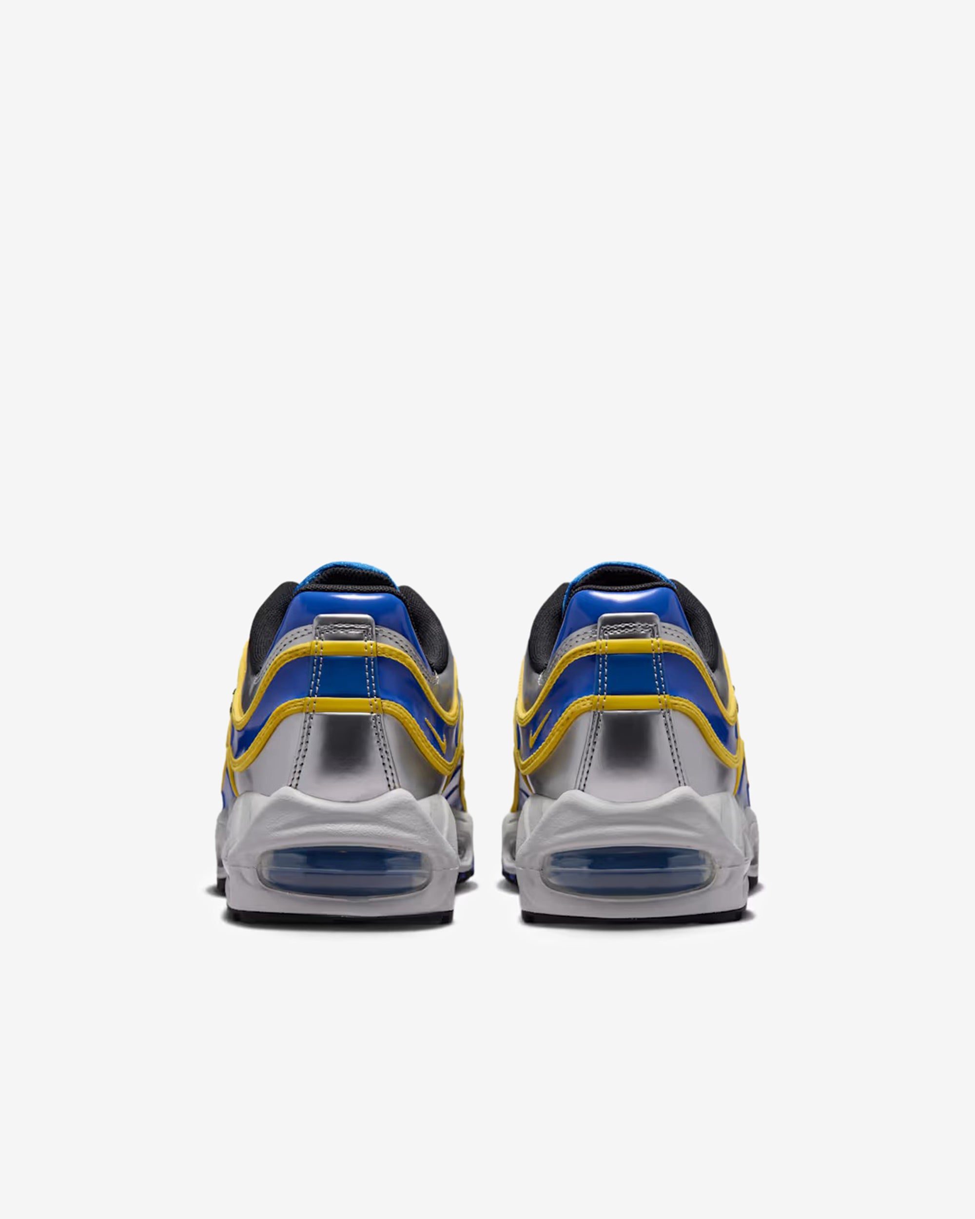 Nike - Air Max Joga Bonito R9 - (Silver/Varsity Royal/Maize) view 4, Click to Zoom in