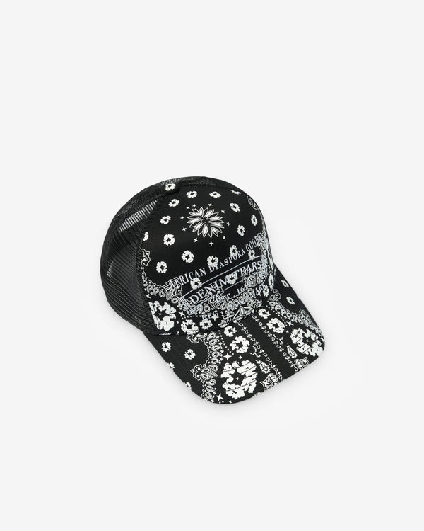 Denim Tears - Men's Paisley ADG Stamp Cap - (Black)