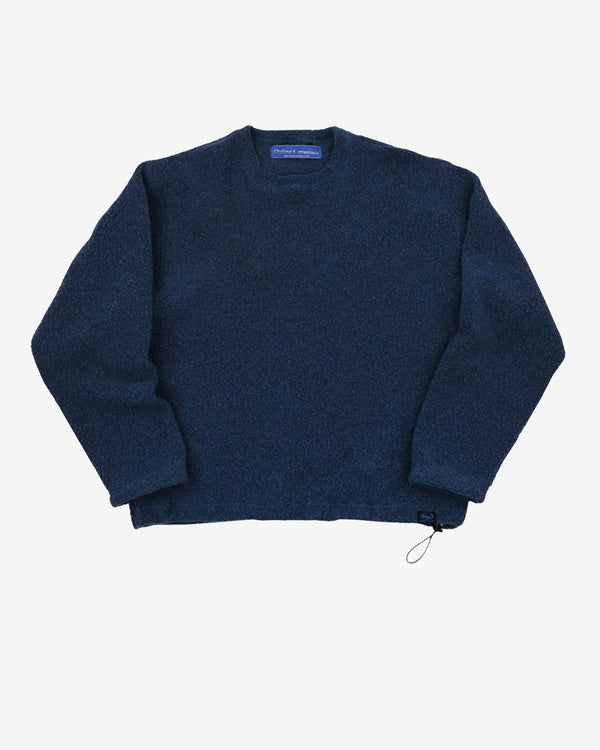 Online Ceramics - Men's Recycled Wool Pullover - (Slate Blue)