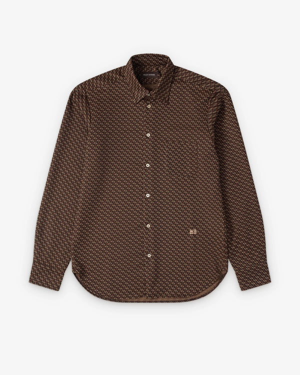 Wales Bonner - Men's Doshi Shirt - (Brown/Caramel)