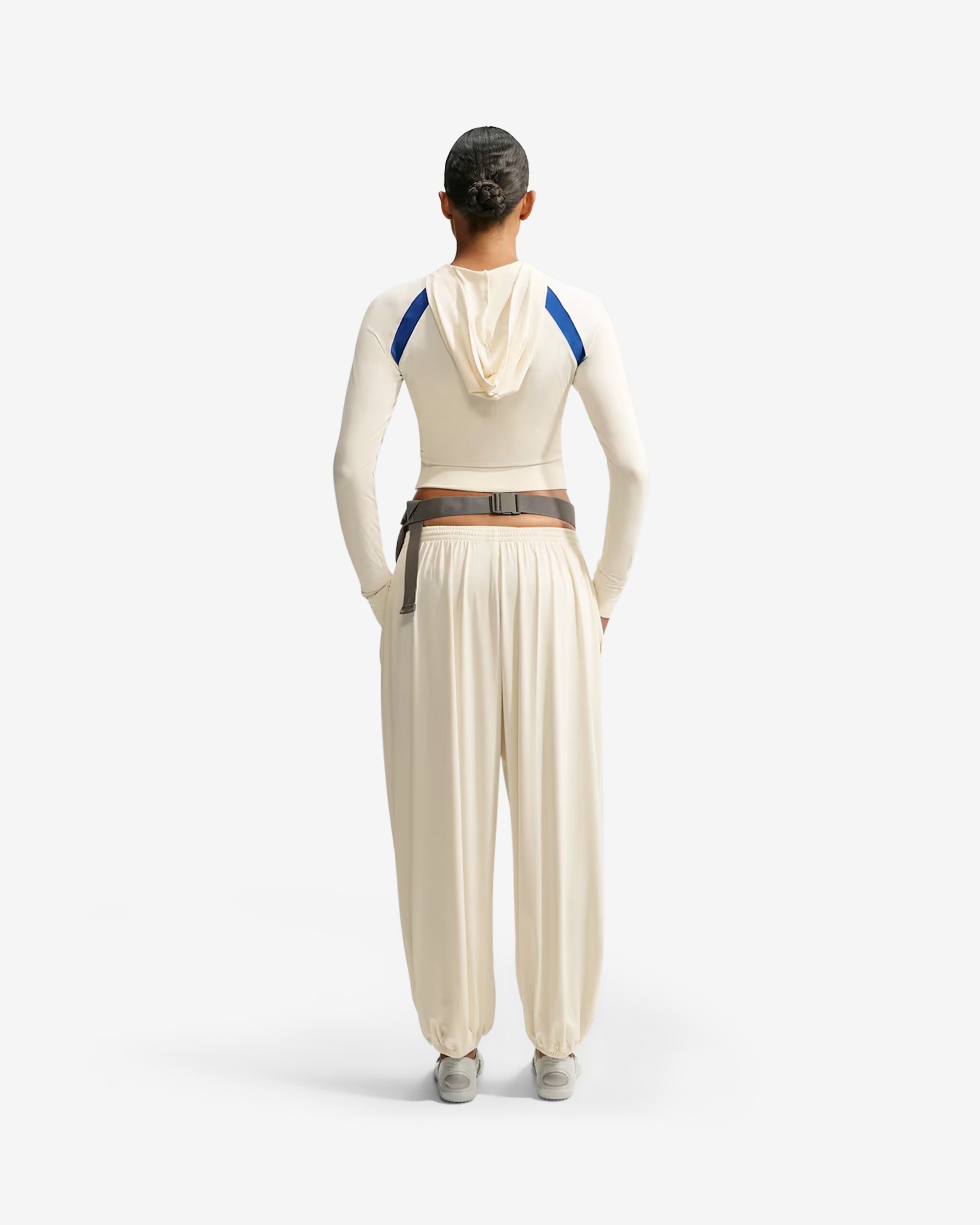 NikeSKIMS: Women's Stretch Knit Pants (Ivory/Cobalt) | DSMNY E-SHOP