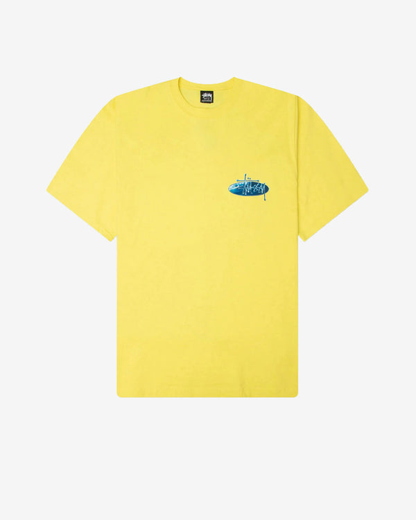 Stüssy - Men's Wave Oval Tee - (Lemon)