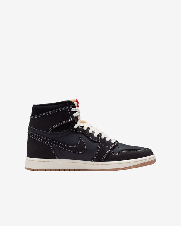 Nike - Men's Air Jordan 1 Retro High OG Sneakers - (Black/Red/Sail)