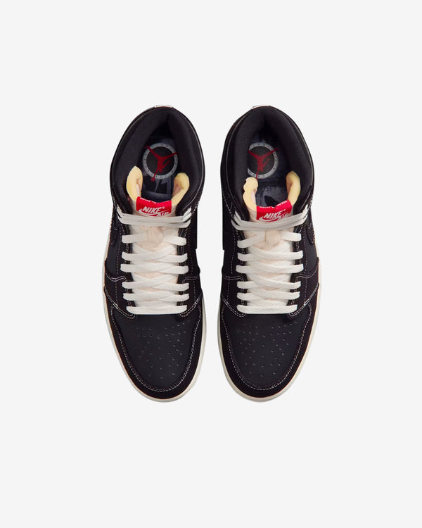Nike - Men's Air Jordan 1 Retro High OG Sneakers - (Black/Red/Sail)
