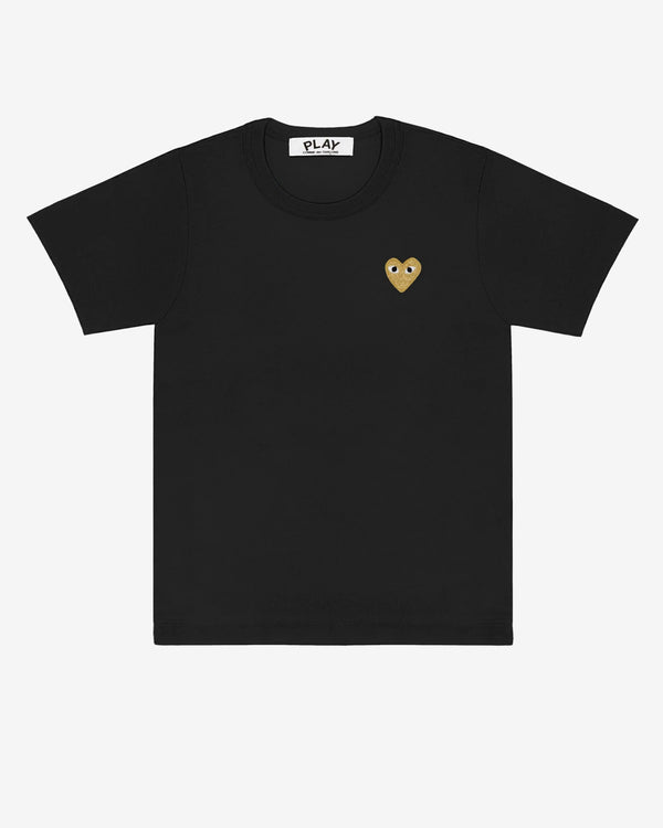 Play - Gold Heart T-Shirt - (Black)