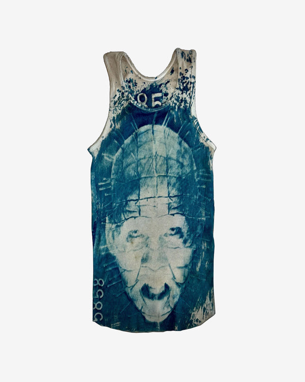 85 Eldridge - Men's Hellraiser Tank - (Ocean/Ecru)