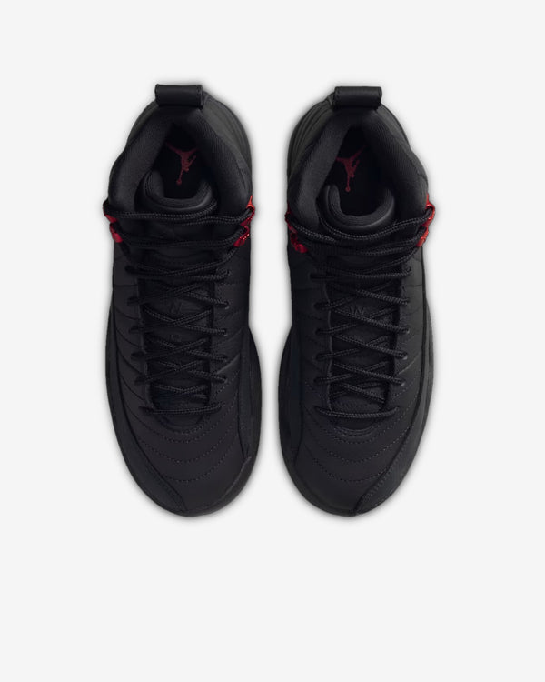 Nike - Air Jordan 12 Retro GS Sneakers  - (Black/Red)
