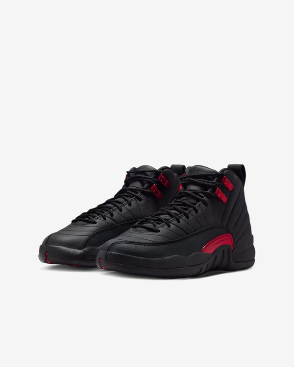 Nike - Air Jordan 12 Retro GS Sneakers  - (Black/Red)