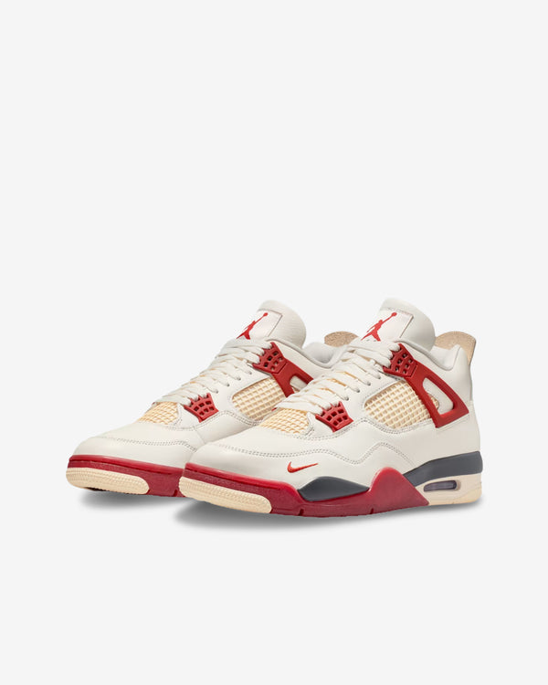 Nike - Men's Nigel Sylvester Air Jordan 4 Sneakers - (Sail/Cinnamon)