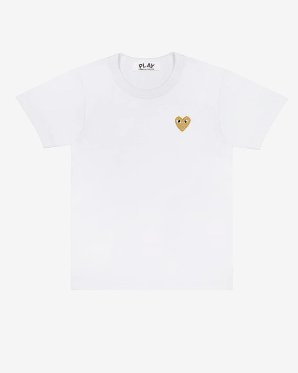 Play - Gold Heart T-Shirt - (White)