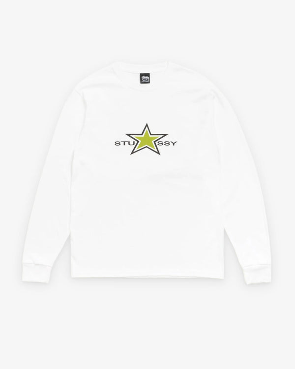 Stüssy - Men's Stussy Star LS Tee - (White)