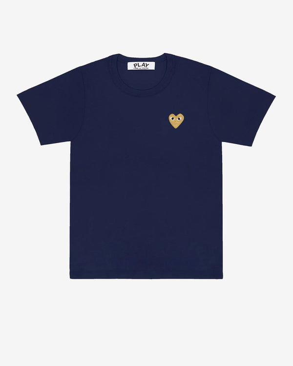 Play - Gold Heart T-Shirt - (Navy)