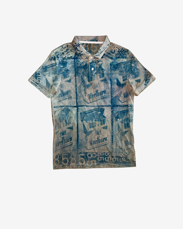 85 Eldridge - Men's Marlboro Polo - (Ocean/Ecru)