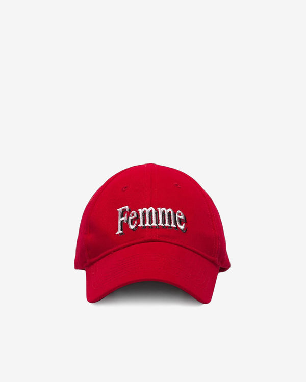 Balenciaga - Women's Femme Baseball Hat - (Red)