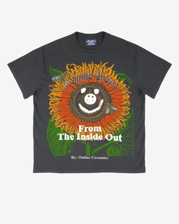 Online Ceramics - Men's From The Inside Out Tee - (Off Black)